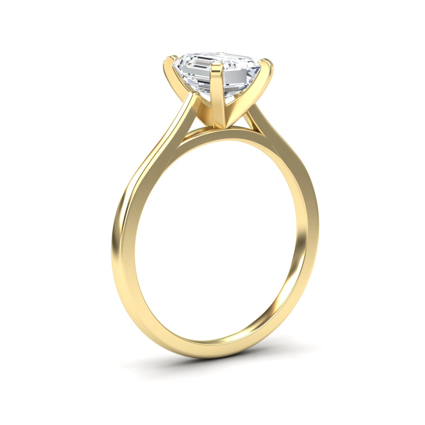 White Diamond Classic Solitaire Engagement Ring - Jinhai